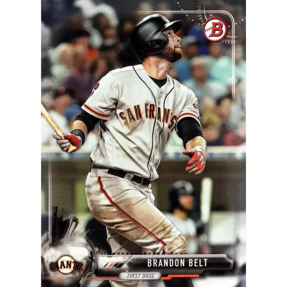 2017 Bowman Brandon Belt # 90 San Francisco Giants
